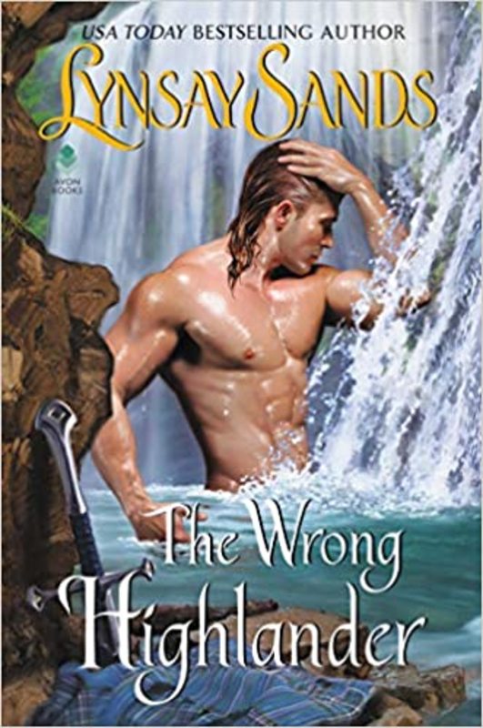 Book cover for "The Wrong Highlander" by Lynsay Sands