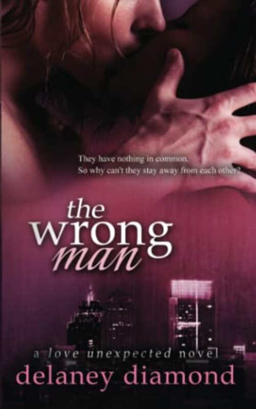 Book cover for "The Wrong Man" by Delaney Diamond