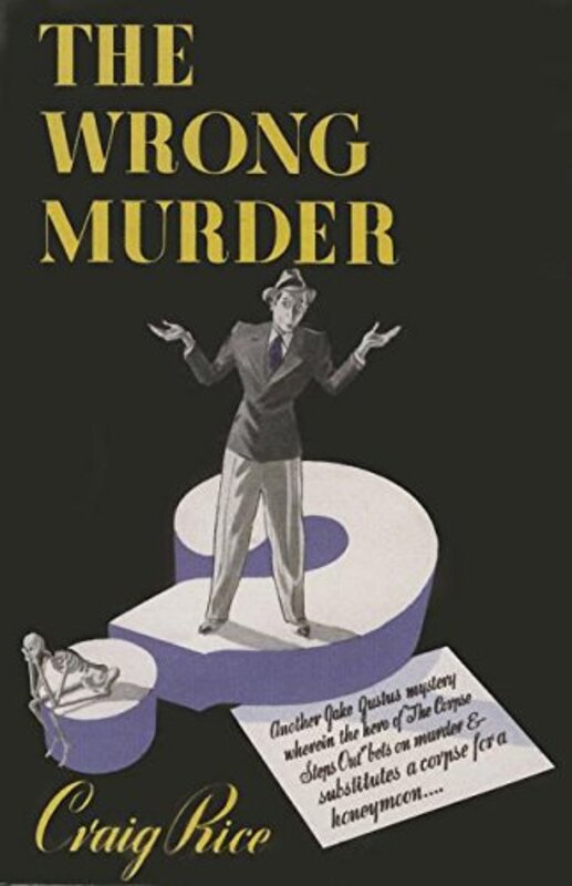Book cover for "The Wrong Murder" by Craig Rice