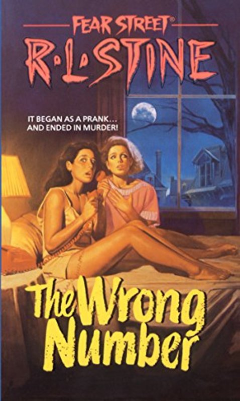 Book cover for "The Wrong Number" by R.L. Stine