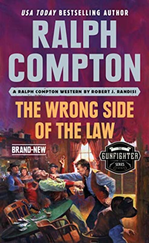 Book cover for "The Wrong Side of the Law" by Ralph Compton