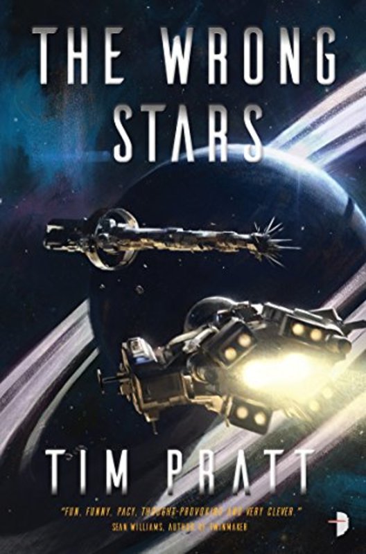 Book cover for "The Wrong Stars" by Tim Pratt