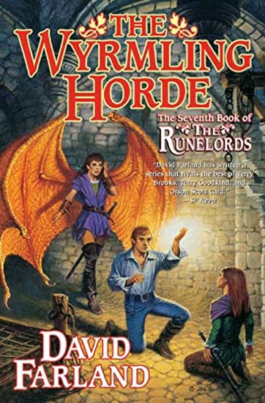 Book cover for "The Wyrmling Horde" by David Farland