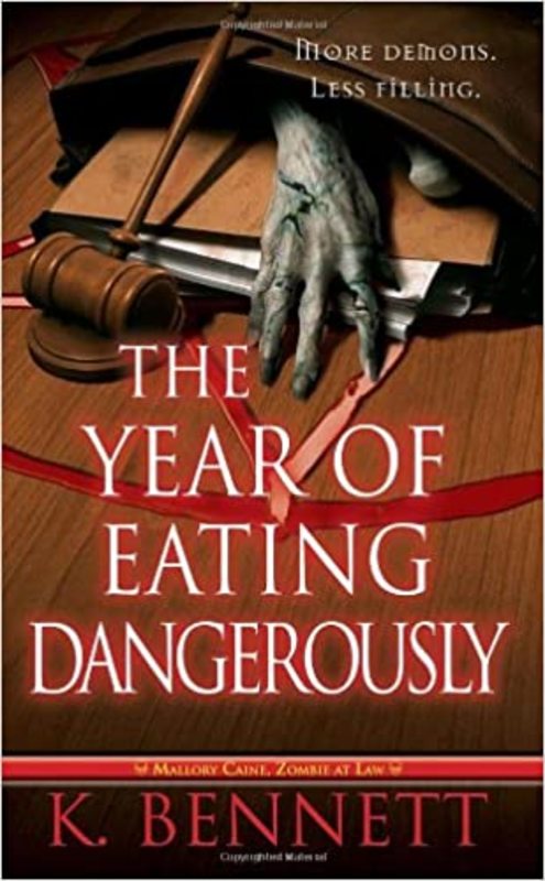 Book cover for "The Year of Eating Dangerously" by James Scott Bell