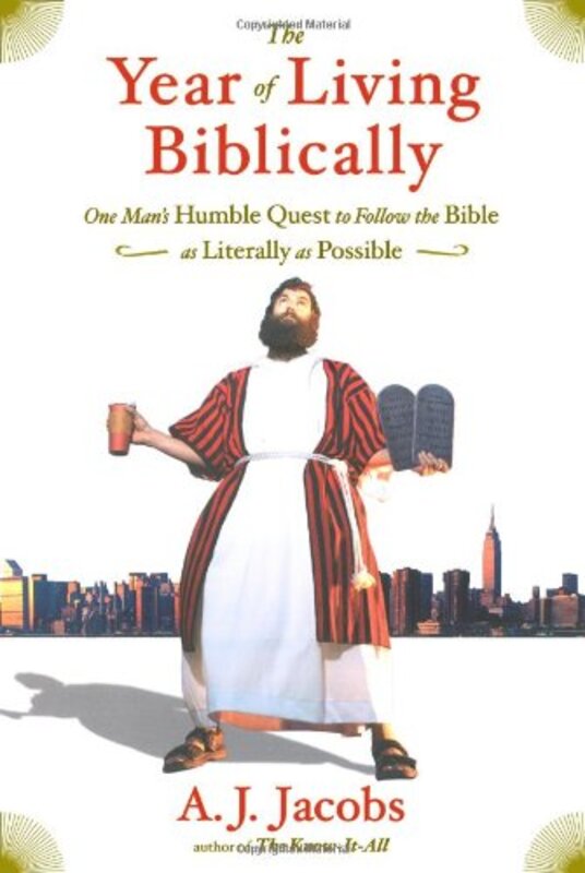 Book cover for "The Year of Living Biblically" by AJ Jacobs