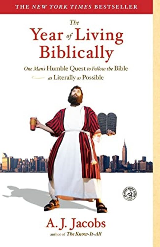 Book cover for "The Year of Living Biblically"