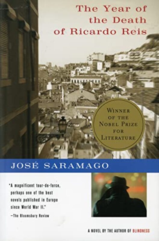 Book cover for "The Year of the Death of Ricardo Reis" by Jose Saramago