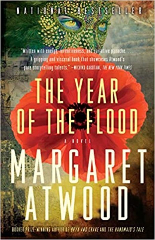 Book cover for "The Year of the Flood" by Margaret Atwood