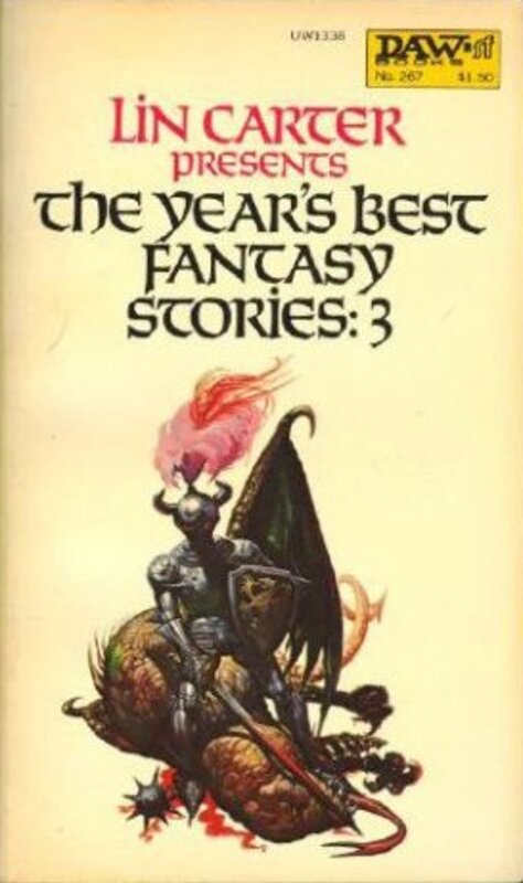 Book cover for "The Year's Best Fantasy Stories 3" by Lin Carter