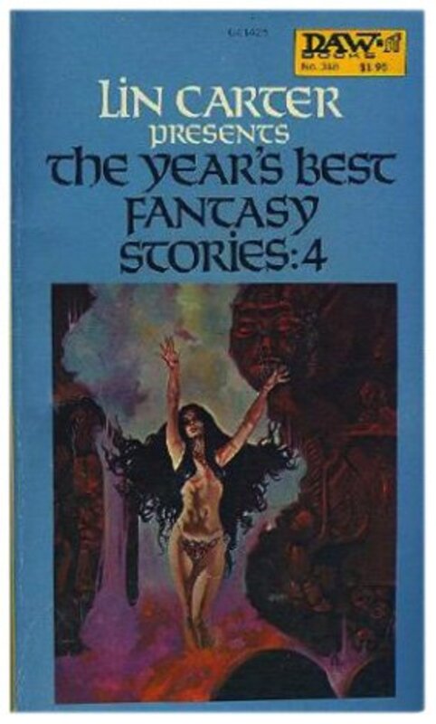 Book cover for "The Year's Best Fantasy Stories 4" by Lin Carter