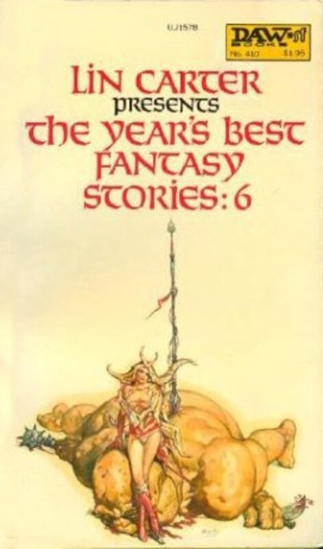 Book cover for "The Year's Best Fantasy Stories 6" by Lin Carter