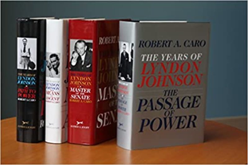 Book cover for "The Years of Lyndon Johnson" by Robert A. Caro
