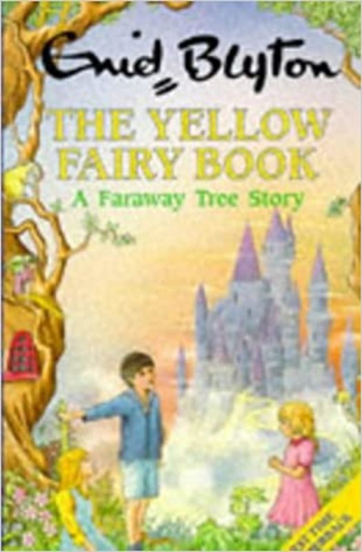 Book cover for "The Yellow Fairy Book" by Enid Blyton