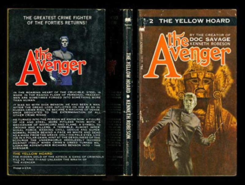 Book cover for "The Yellow Hoard" by Kenneth Robeson