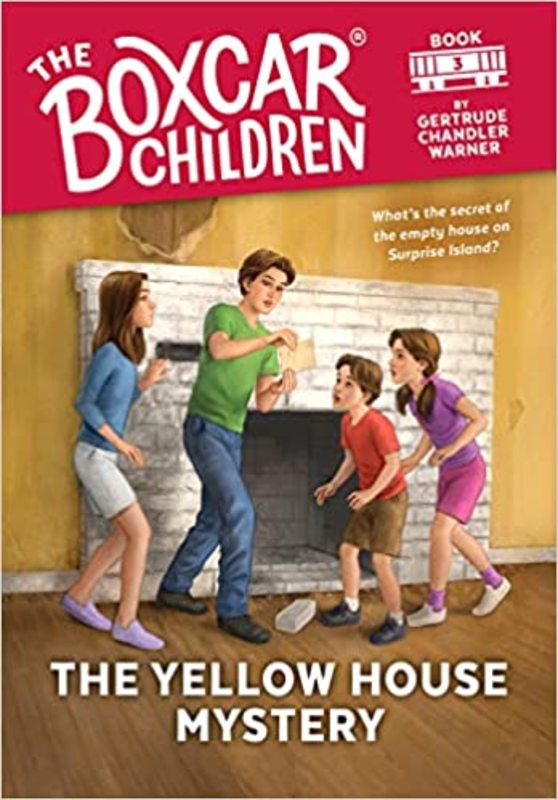 Book cover for "The Yellow House Mystery" by Gertrude Chandler Warner