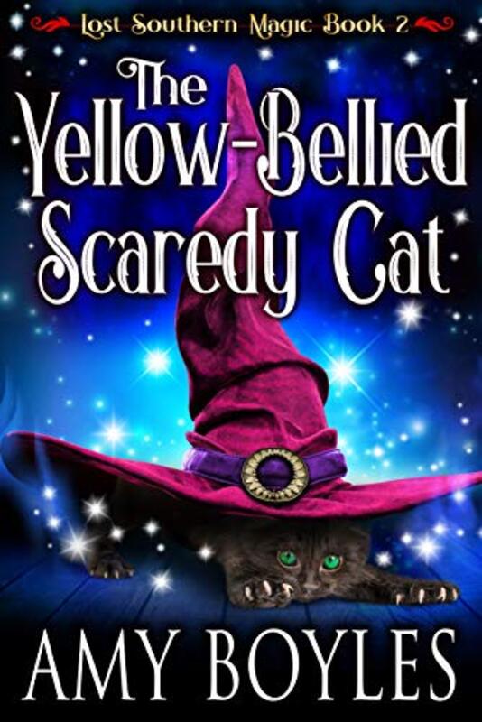 Book cover for "The Yellow-Bellied Scaredy Cat" by Amy Boyles