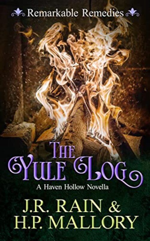 Book cover for "The Yule Log" by J R Rain