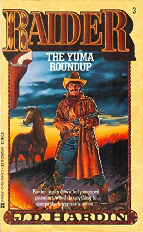 Book cover for "The Yuma Roundup" by JD Hardin