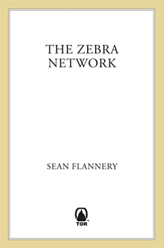 Book cover for "The Zebra Network" by David Hagberg