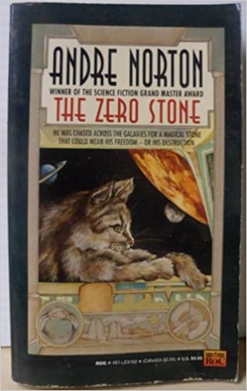 Book cover for "The Zero Stone" by Andre Norton