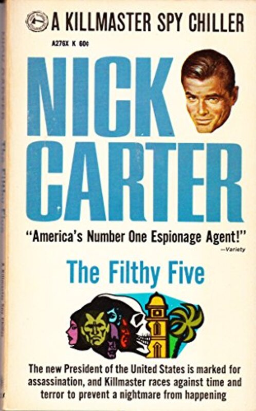 Book cover for "The filthy five" by Nick Carter