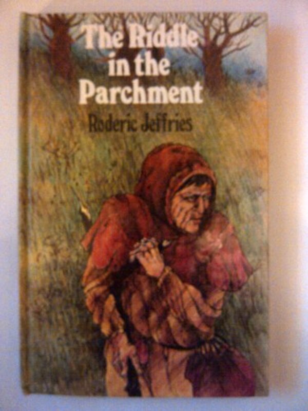 Book cover for "The riddle in the parchment" by Roderic Jeffries