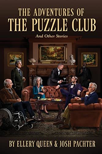 Book cover for "The Adventures of the Puzzle Club" by Ellery Queen