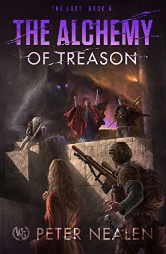 Book cover for "The Alchemy of Treason" by Peter Nealen