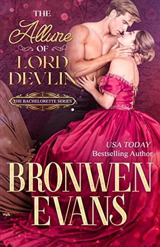 Book cover for "The Allure of Lord Devlin" by Bronwen Evans