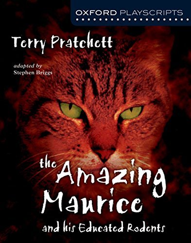 Book cover for "The Amazing Maurice and His Educated Rodents" by Terry Pratchett