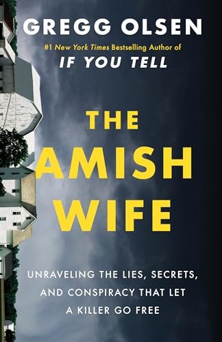 Book cover for "The Amish Wife" by Gregg Olsen