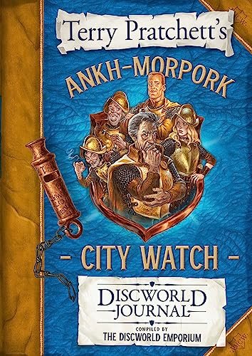 Book cover for "The Ankh-Morpork City Watch Discworld Journal" by Terry Pratchett