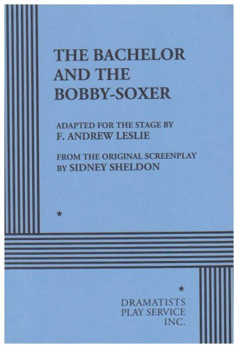 Book cover for "The Bachelor and the Bobby-Soxer" by Sidney Sheldon
