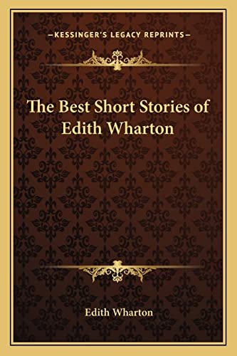 Book cover for "The Best Short Stories of Edith Wharton" by Edith Wharton