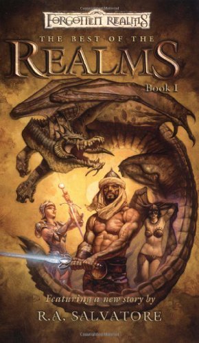Book cover for "The Best of the Realms" by RA Salvatore