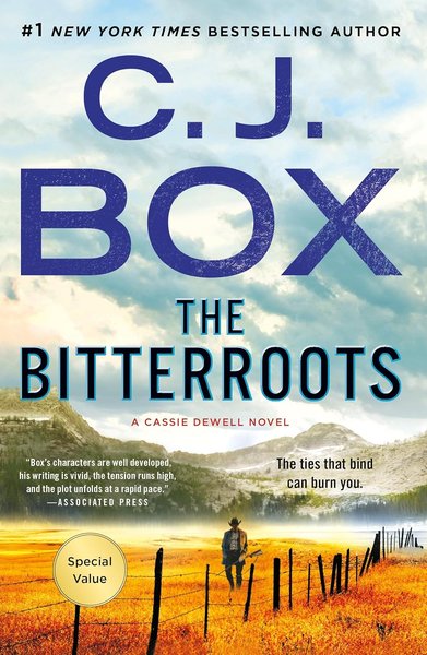 Book cover for "The Bitterroots" by CJ Box