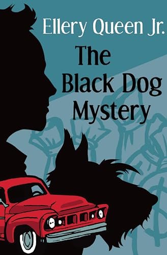 Book cover for "The Black Dog Mystery" by Ellery Queen