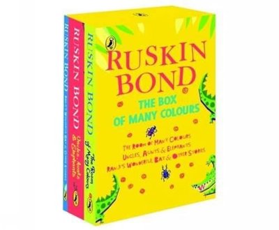 Book cover for "The Box of Many Colours" by Ruskin Bond
