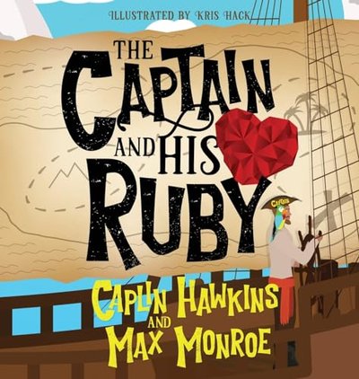Book cover for "The Captain and His Ruby" by Max Monroe