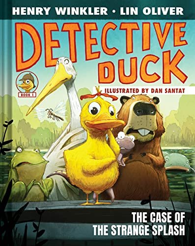 Book cover for "The Case of the Strange Splash" by Henry Winkler