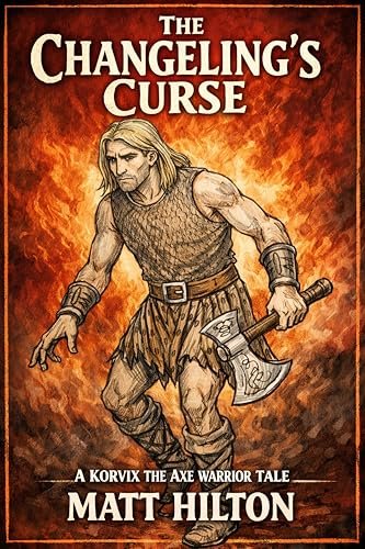 Book cover for "The Changeling's Curse" by Matt Hilton