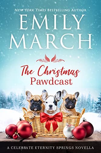 Book cover for "The Christmas Pawdcast" by Emily March