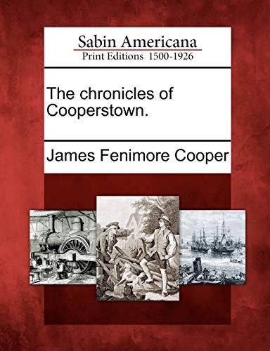 Book cover for "The Chronicles of Cooperstown" by James Fenimore Cooper