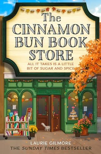 Book cover for "The Cinnamon Bun Book Store" by Laurie Gilmore