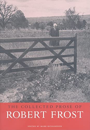 Book cover for "The Collected Prose" by Robert Frost