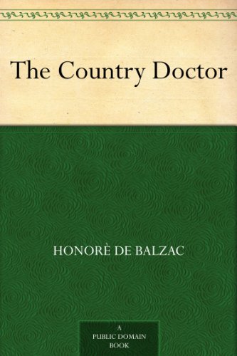 Book cover for "The Country Doctor" by Honore de Balzac