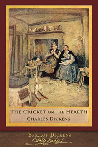 Book cover for "The Cricket on the Hearth" by Charles Dickens