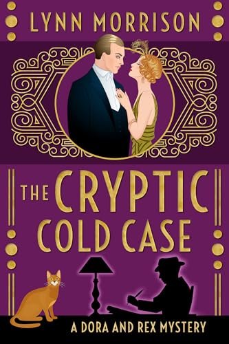 Book cover for "The Cryptic Cold Case" by Lynn Morrison