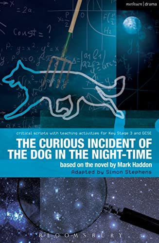 Book cover for "The Curious Incident of the Dog in the Night-Time: The Play" by Mark Haddon