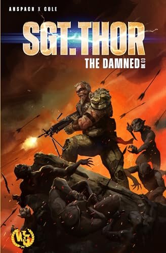 Book cover for "The Damned" by Jason Anspach